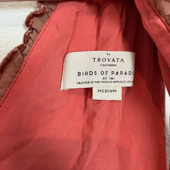 Anthropologie x Birds of Paradise Travota Great Velvet Jumpsuit Size Medium - Picture 10 of 10